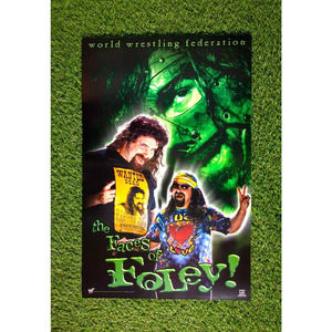 WWF Wrestling Mick Foley Faces Of Foley Vintage 2000 Funky #3475